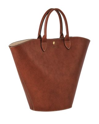 &Eacute;pure XL Top Handle Leather Tote