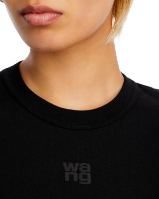 alexanderwang Essential Cotton Logo Tee | Bloomingdale's