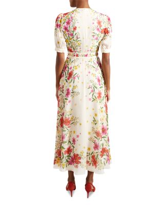 完売間近！王室愛用ブランド【HOBBS】Aurelia Floral Silk Dress Aurelia Floral Silk Dress | Hobbs US |