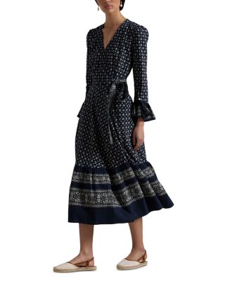 Lauren ralph lauren wrap dress best sale