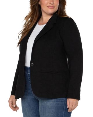 Plus Super Stretch Ponte Blazer