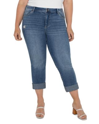 Liverpool Los Angeles Plus - Plus Charlie Cropped Skinny Jeans in Pactola