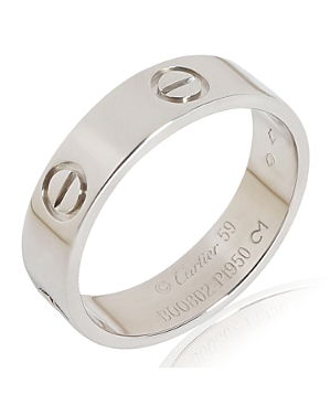 Pre-owned Cartier  Cartier Love 950 Platinum Ring In Gold