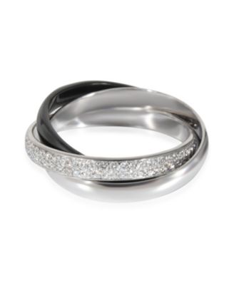 Trinity 18K White Gold Fashion Ring