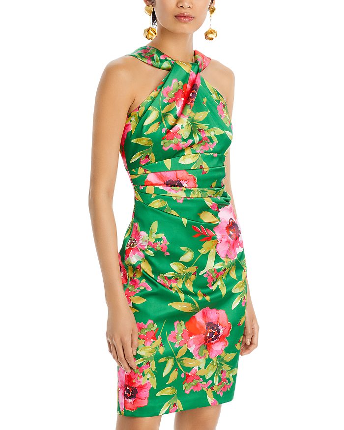 Eliza J Twist Neck Dress Bloomingdale's