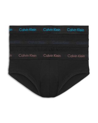 Calvin Klein - Cotton Stretch Moisture Wicking Hip Briefs, Pack of 3