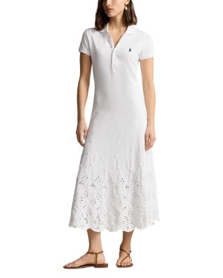 Ralph Lauren Ralph Lauren Eyelet Embroidered Polo Dress Bloomingdale s