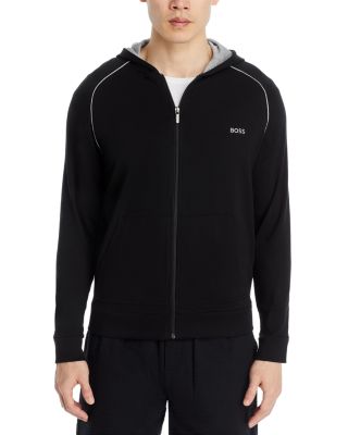 Mix &amp; Match Cotton Blend Full Zip Hooded Jacket