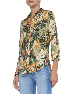 L'AGENCE - Camille Three Quarter Sleeve Top