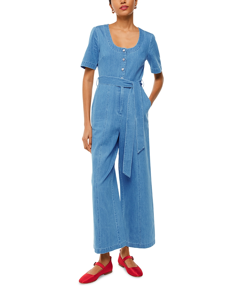 Whistles Freyja Denim Jumpsuit