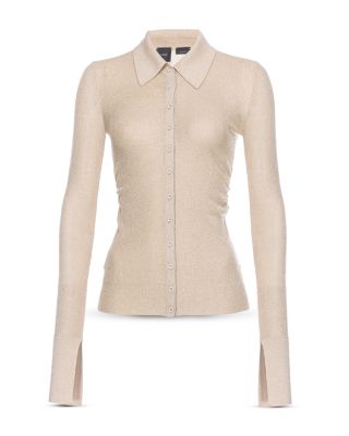Pinko Metallic Knit Shirt