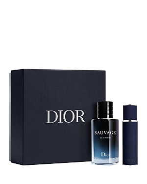 Dior Men's Sauvage Eau De Parfum & Travel Spray Gift Set In White