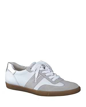 Shop Paul Green Women's Tillly Sneakers In Pearl White Combo