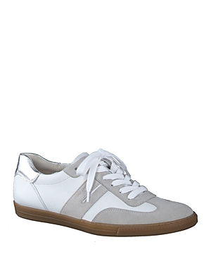 Paul Green Tilly Sneaker In Pearl White Combo