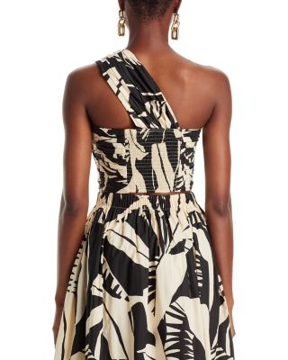 Sophia One Shoulder Poplin Top