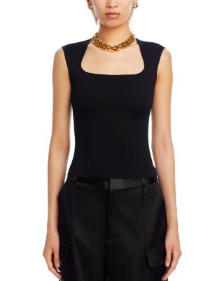 Square Neck Sleeveless Top - Exclusive