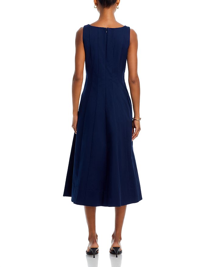 AQUA PANELED MIDI DRESS - EXCLUSIVE 