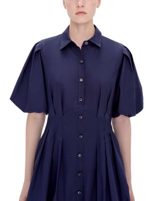 Cleo Balloon Pintuck Mini Dress  