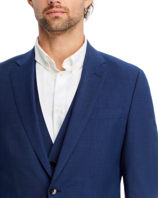 H-Huge 3-Piece Tic Weave Slim Fit Suit