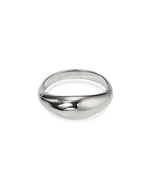 Shop Nadri Sunlight Domed Ring In Silver