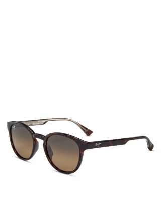 Hiehie Polarized Round Sunglasses, 50 mm