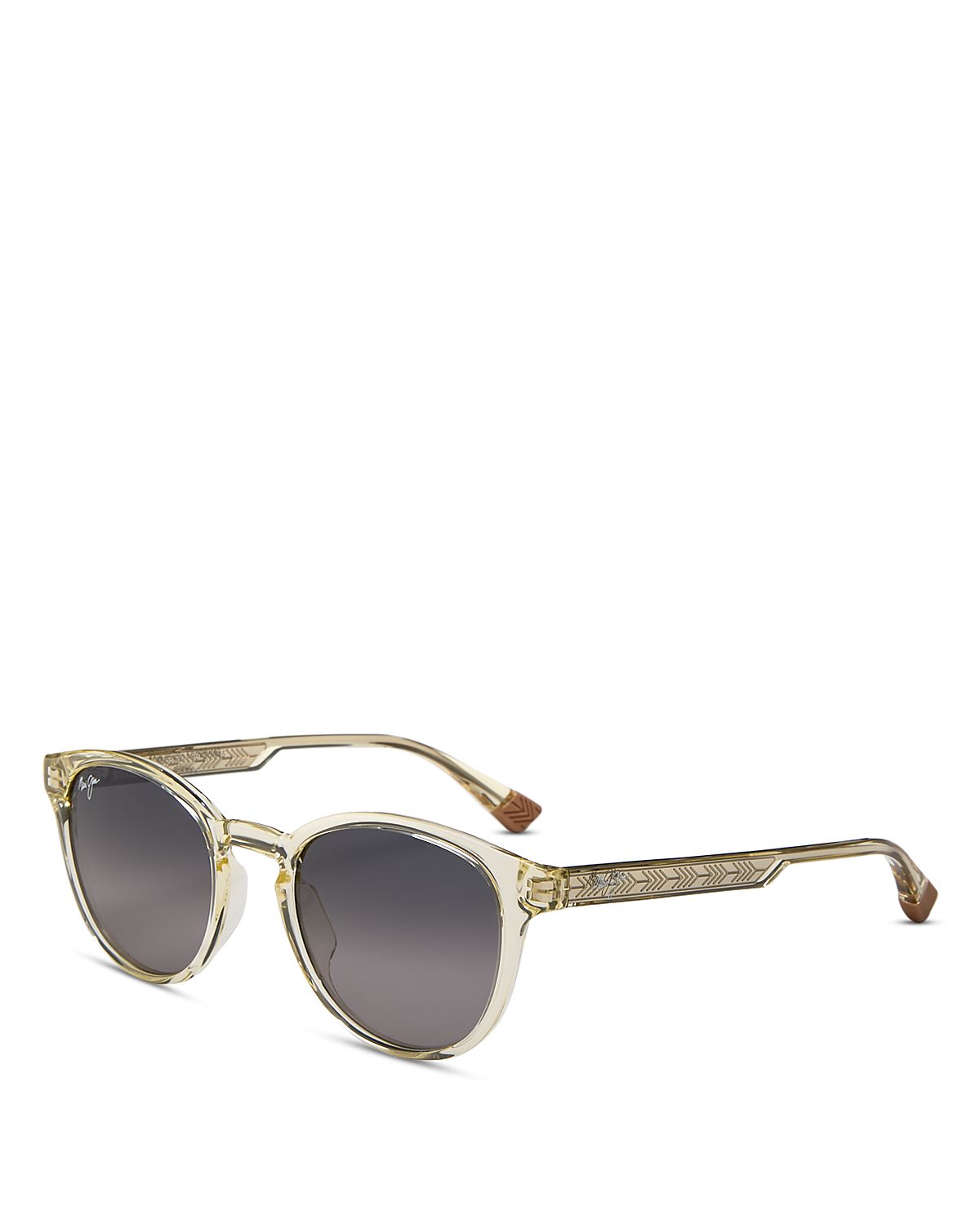 Maui Jim Hiehie Polarized Round Sunglasses, 50mm