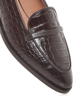 Women's Barry Croc Embossed Loafers