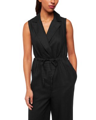 Bella Linen Wrap Jumpsuit