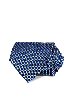 Shop The Men's Store At Bloomingdale's Silk Woven Dot Classic Tie - 100% Exclusive In Navy/blue