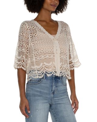 Scalloped Crochet Bolero