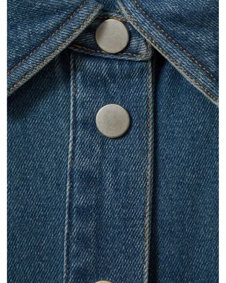 REISS Elsa Denim Midi Dress | Bloomingdale's Women
