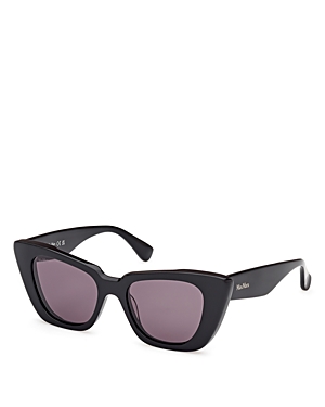Max Mara Butterfly Sunglasses, 50mm In Black