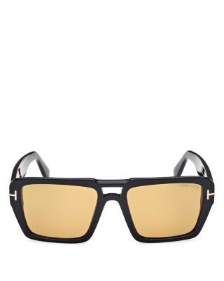 Flat Top Square Sunglasses, 56mm
