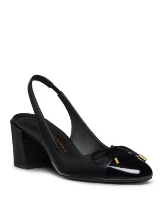 Stuart Weitzman - Women's Sleek Bow 50 Slingback Pumps