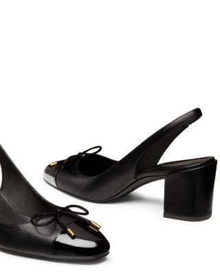 Women's Sleek Bow 50 Slingback Pumps