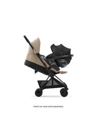 COYA Compact Lightweight Travel Ready Stroller in Matte Black