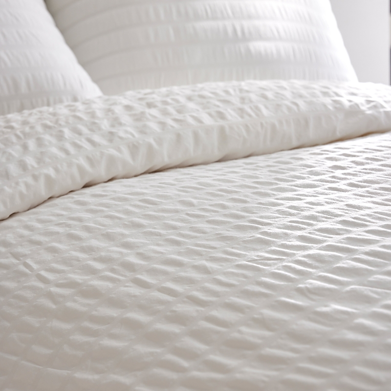 Boll & Branch Seersucker Duvet Set, Full/queen