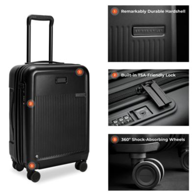 Sympatico Global Carry On Expandable Spinner Suitcase