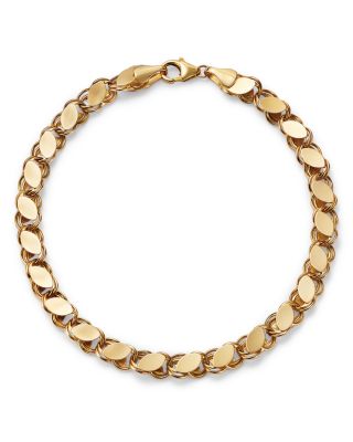 Alberto Amati - 14K Yellow Gold Mirror Link Bracelet