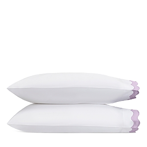 Matouk Lorelei King Pillowcase Set In Violet