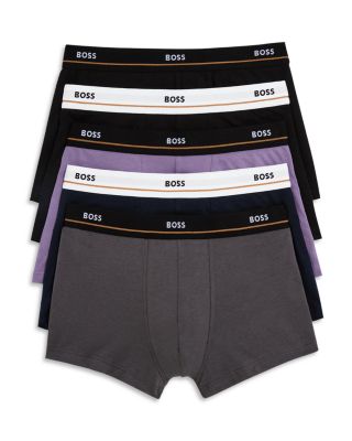 Boss Essential Regular Fit Trunks, Pack of 5
