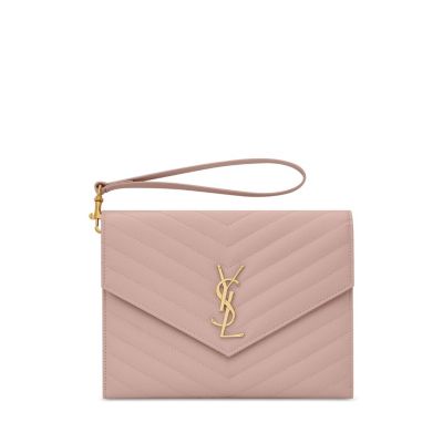 Saint Laurent Cassandre Matelasse Flap Pouch