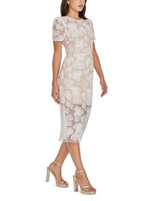 Lia Beaded Mesh Dress