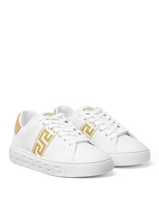 Versace - Women's Embroidered Lace Up Sneakers