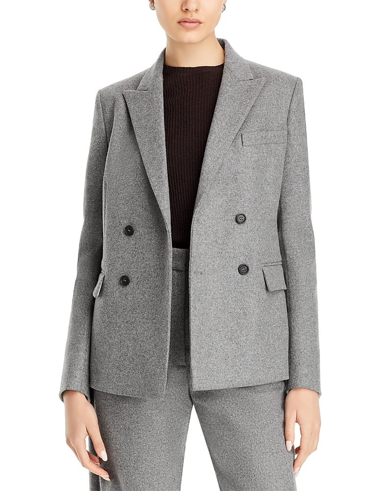 Fabiana Filippi Wool Blend Blazer In Grey