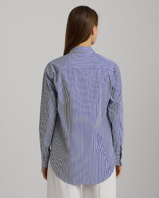 Striped Button Front Shirt