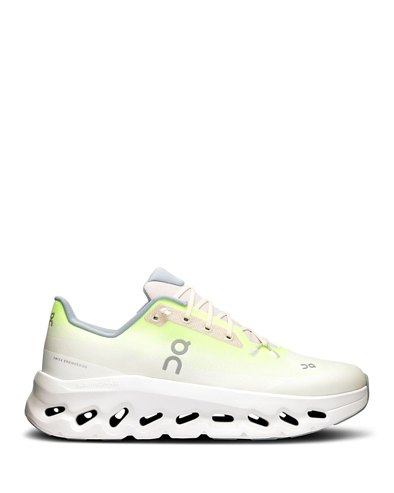 On Men's Cloudtilt Sneakers in Lime/Ivory