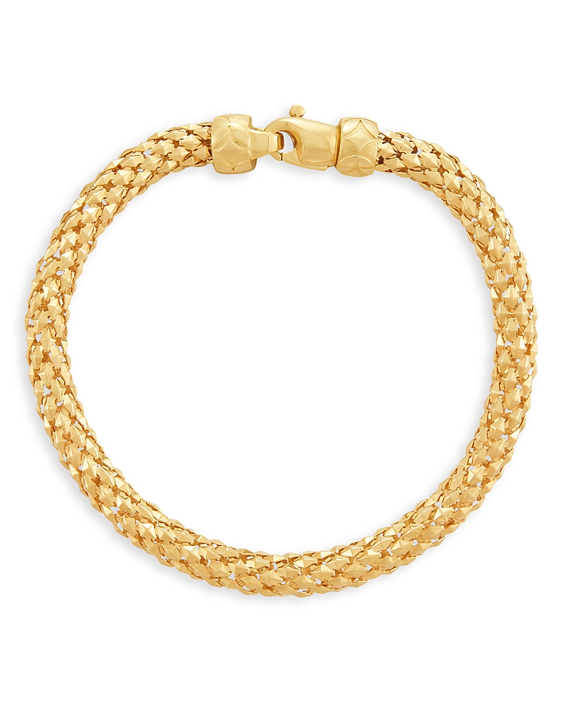 Alberto Amati 14K Yellow Gold Popcorn Chain Bracelet