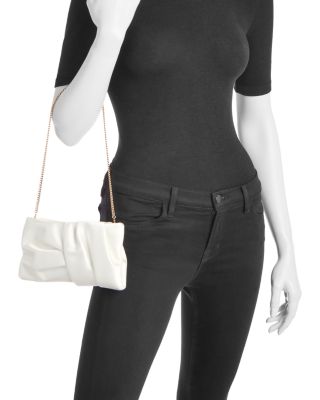 Bonny Ruched Satin Clutch