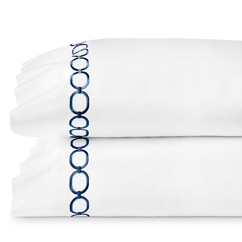 Sferra Catena Pillowcase, Set Of 2, Standard In White